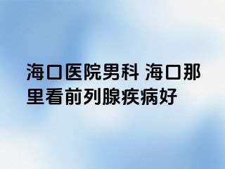 海口医院男科 海口那里看前列腺疾病好